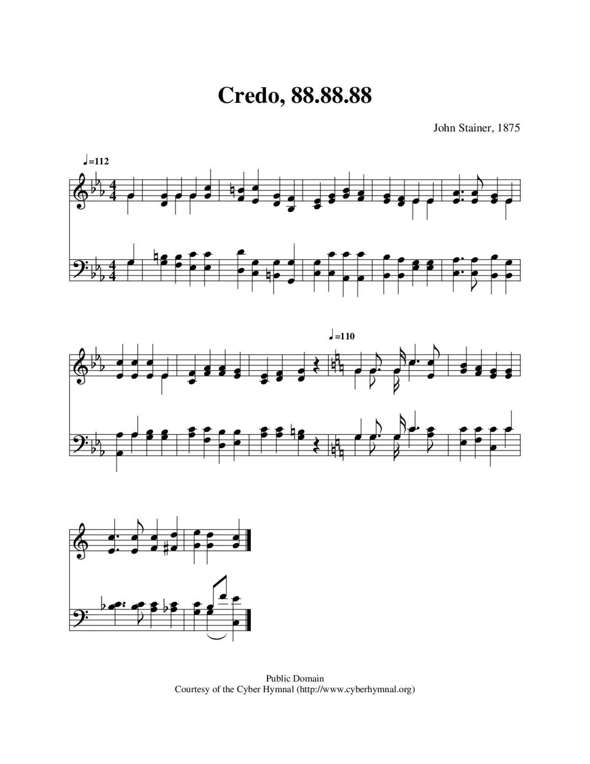 Credo - Page 1