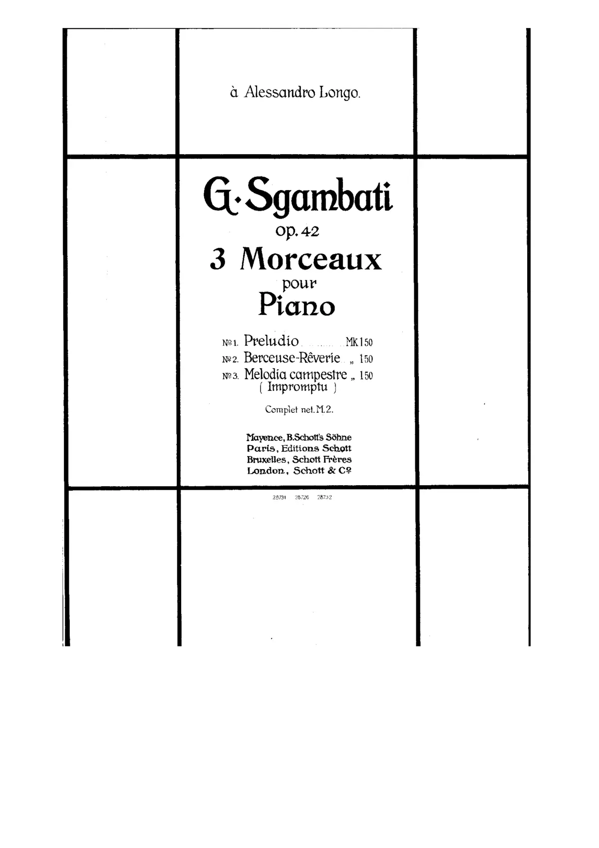 3 Morceaux, Op.42 - Page 1
