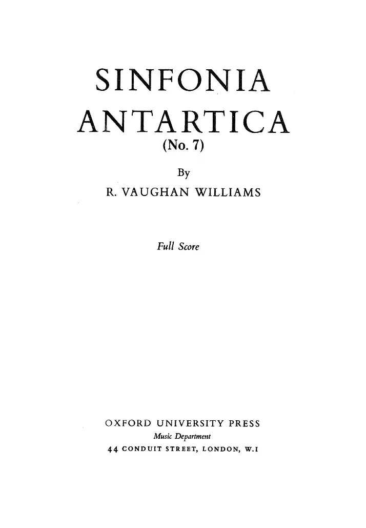 Sinfonia Antartica - Page 1
