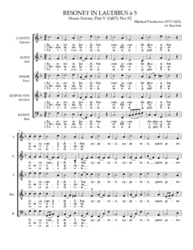 Resonet in laudibus a 5