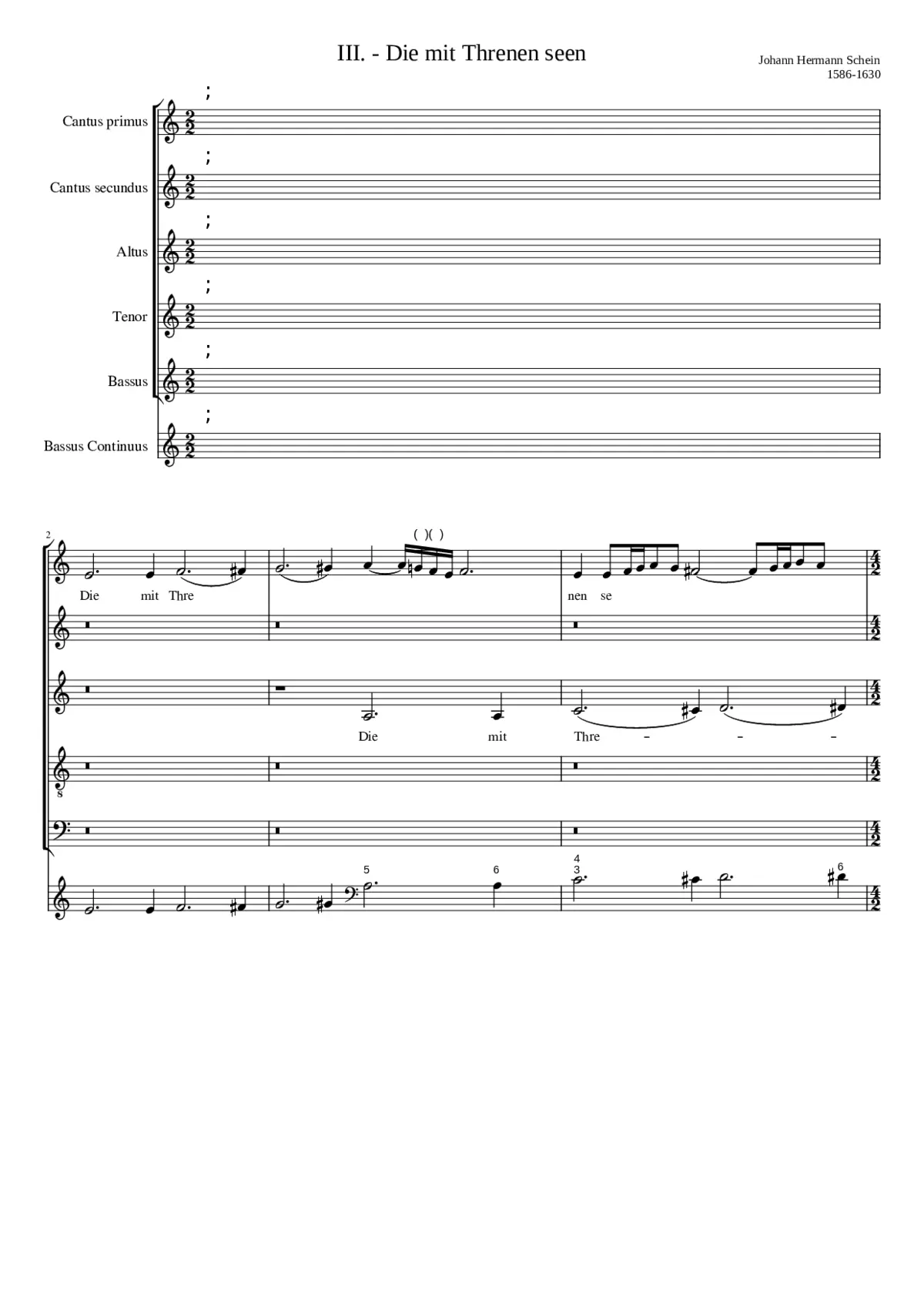 Die mit Tränen Säen - Page 1