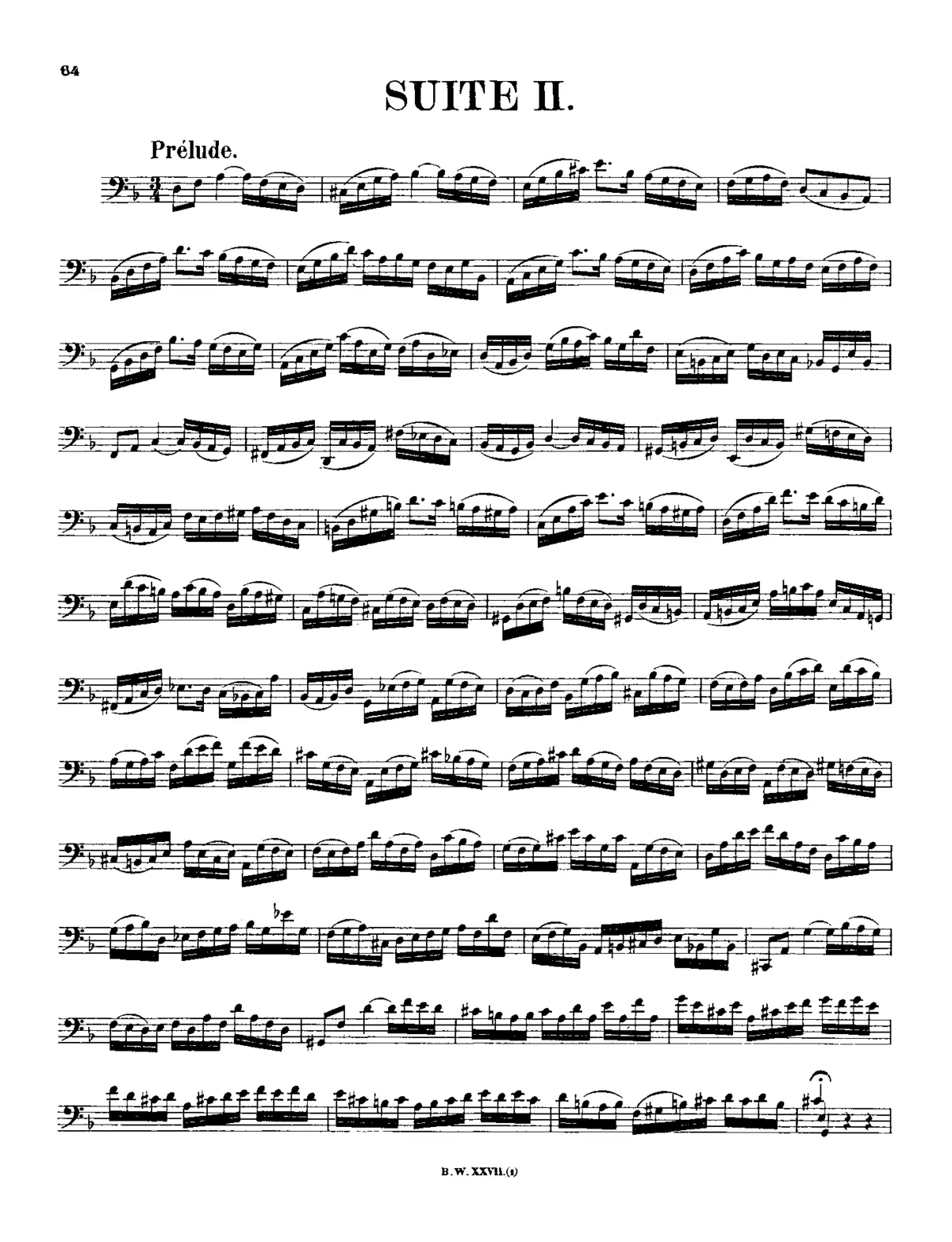 Cello Suite No.2 - Page 1