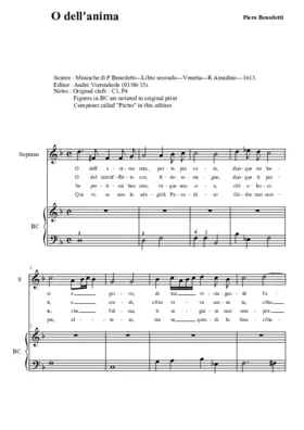 O dell' anima mia