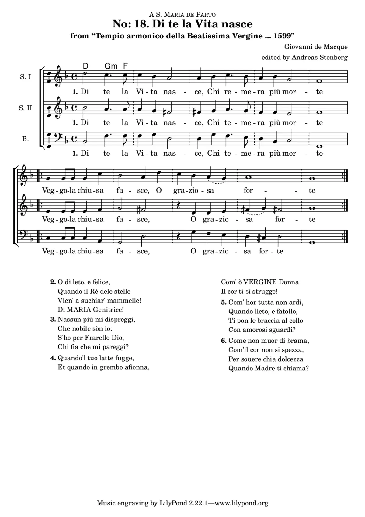 Di te la vita nasce - Page 1