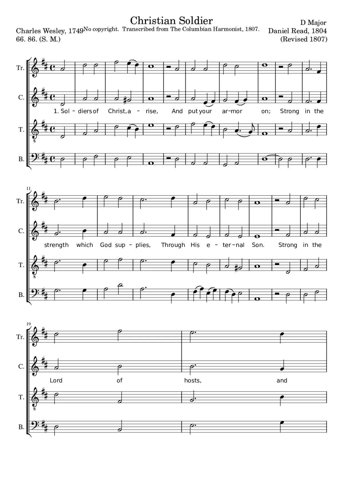 Christian Soldier - Page 1