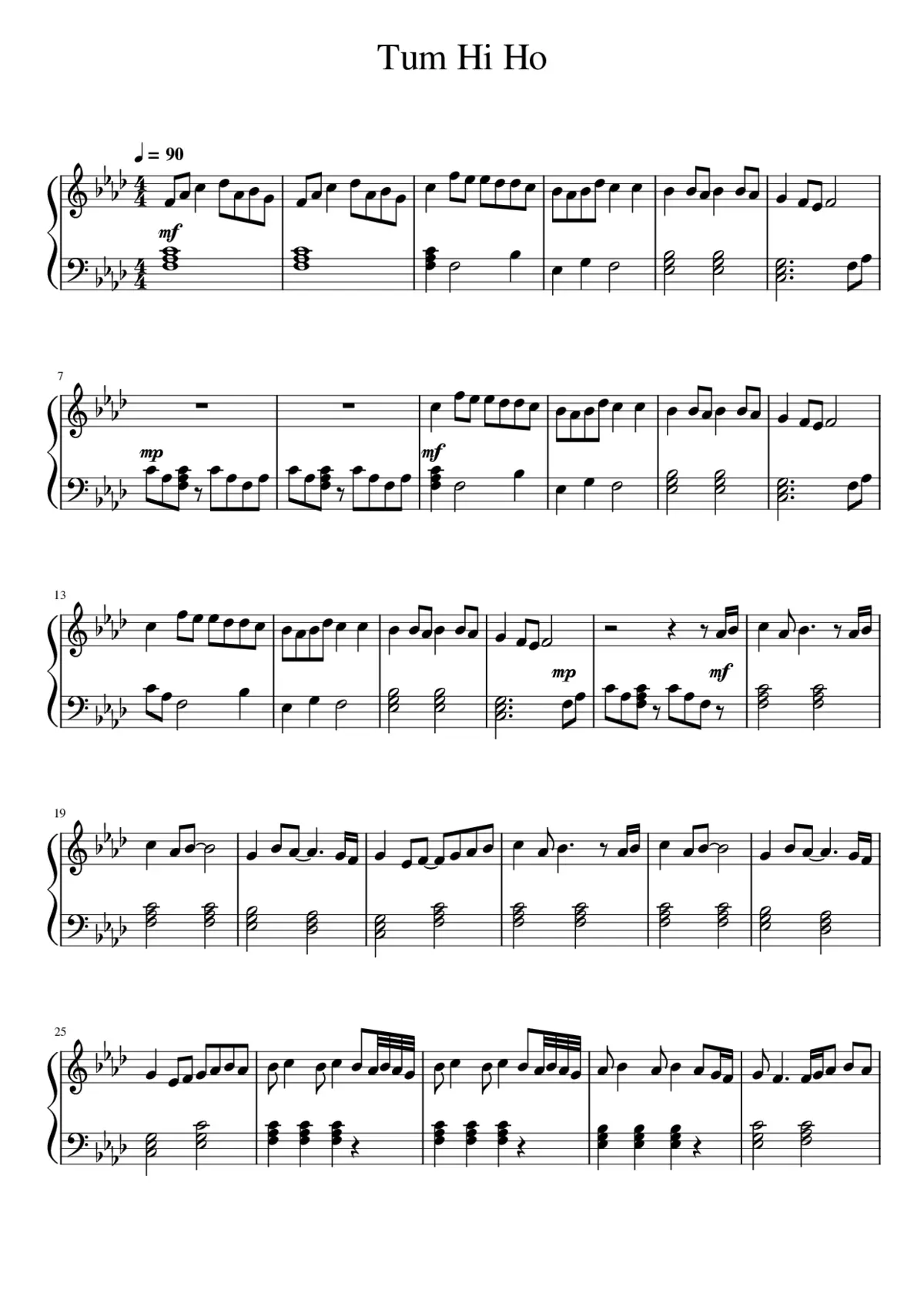 aashiqui 2 - tum hi ho - Page 1