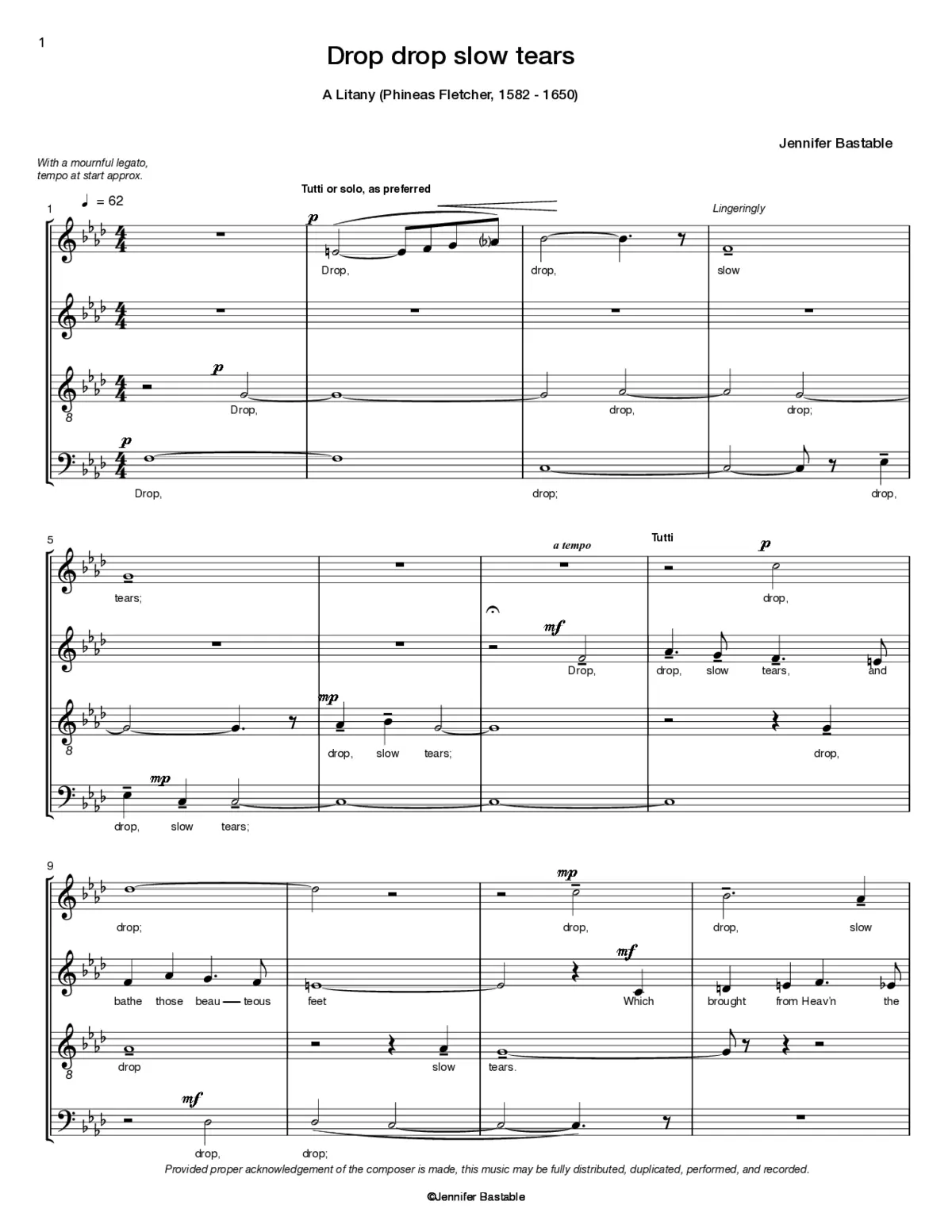 Drop, drop, slow tears - Page 1