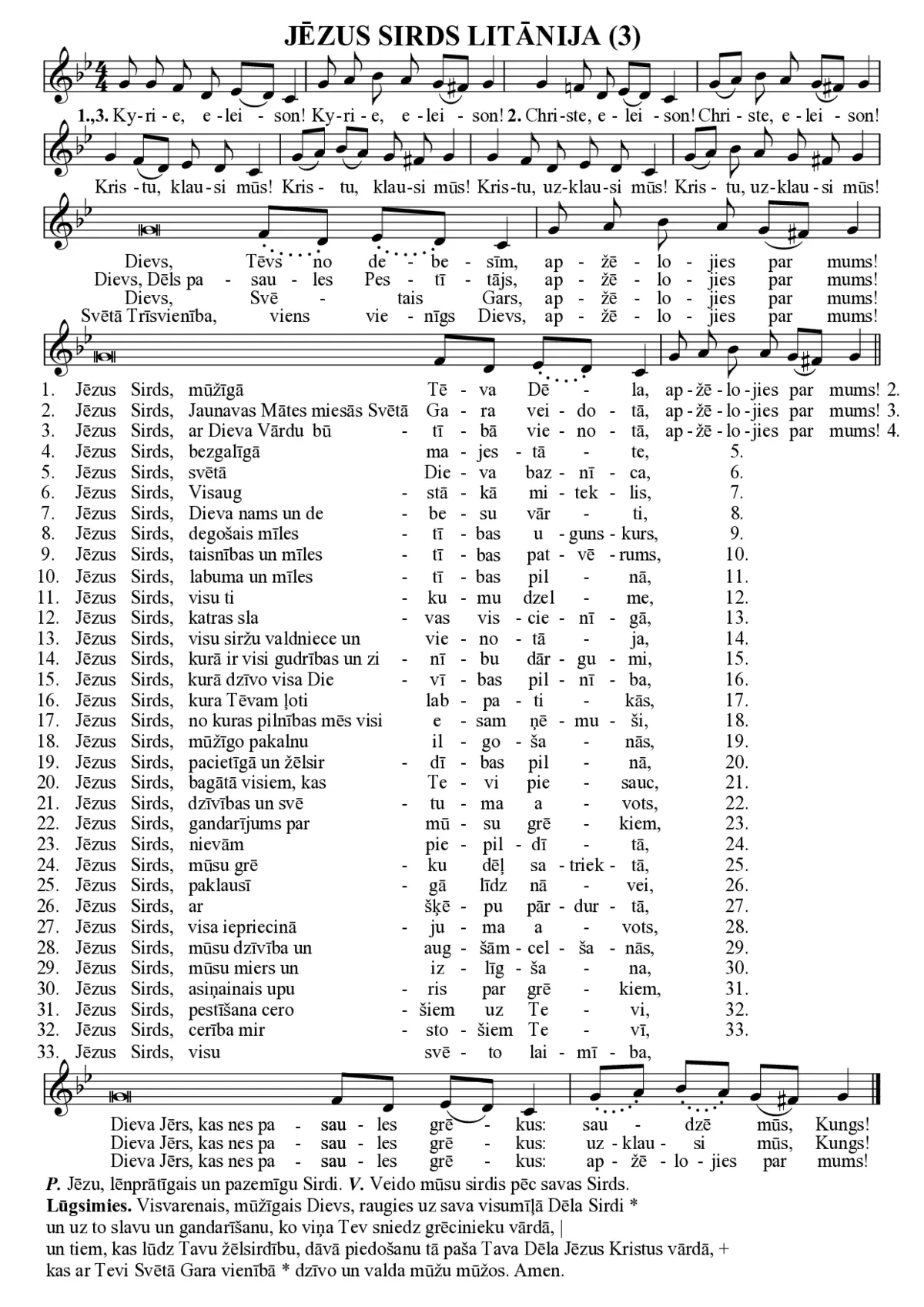 Jēzus Sirds litānija (3) - Page 1