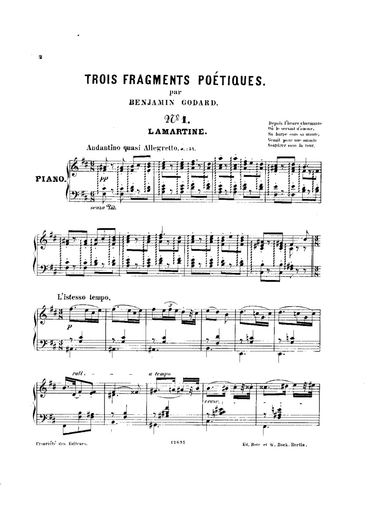 3 Fragments poétiques - Page 1