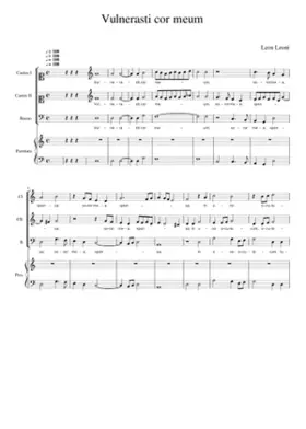 Vulnerasti cor meum