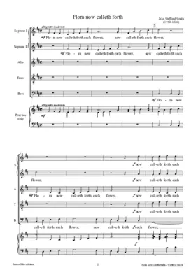 Flora now calleth forth each flower