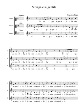 Si vaga e si gentile