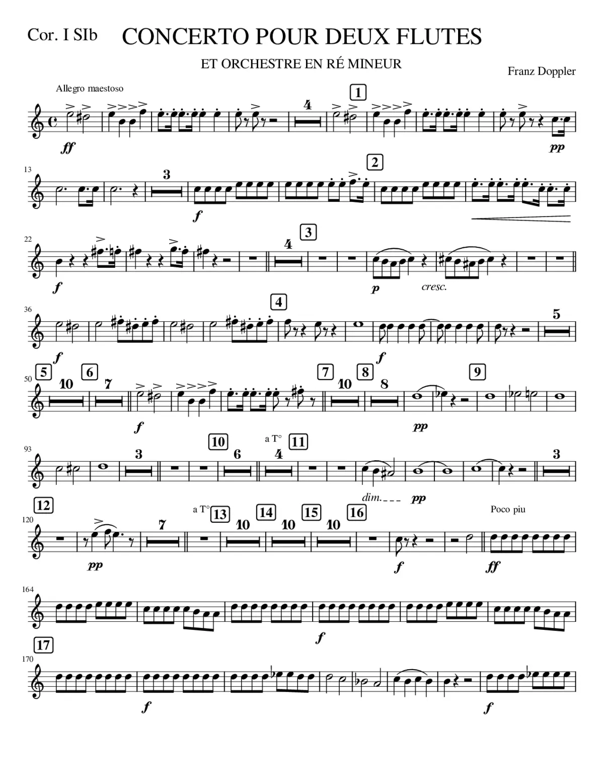 COR1SIB. CONCERTO 2 FLUTES - Page 1