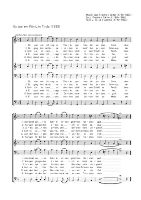 Es war ein König in Thule