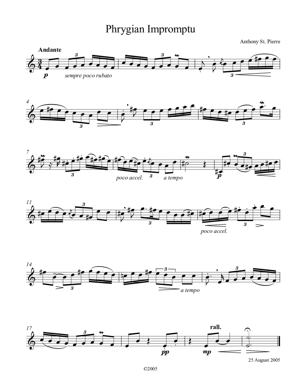 2 Modal Impromptus - Page 1