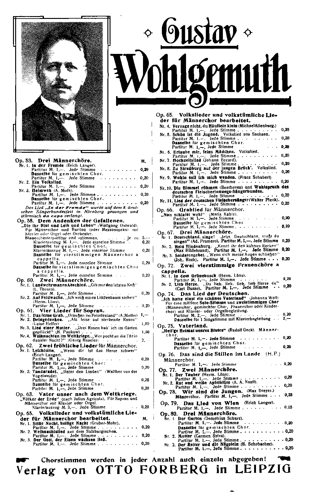 Zwei Männerchöre - Page 1