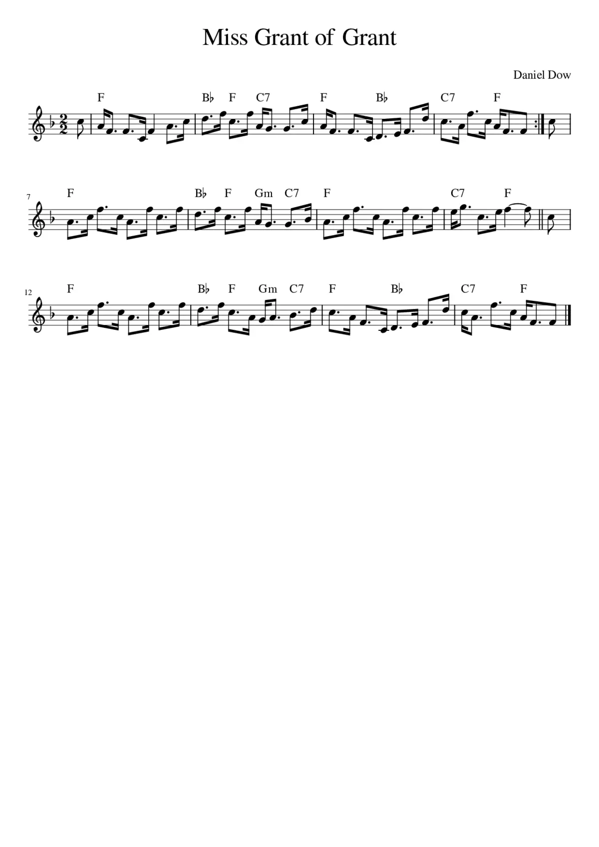 Miss Grant of Grant - Page 1