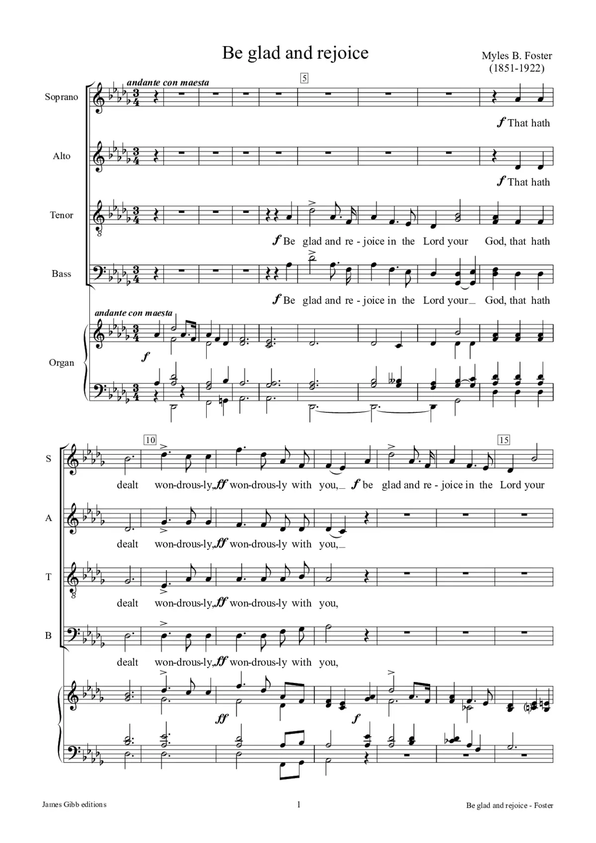 Be glad and rejoice - Page 1