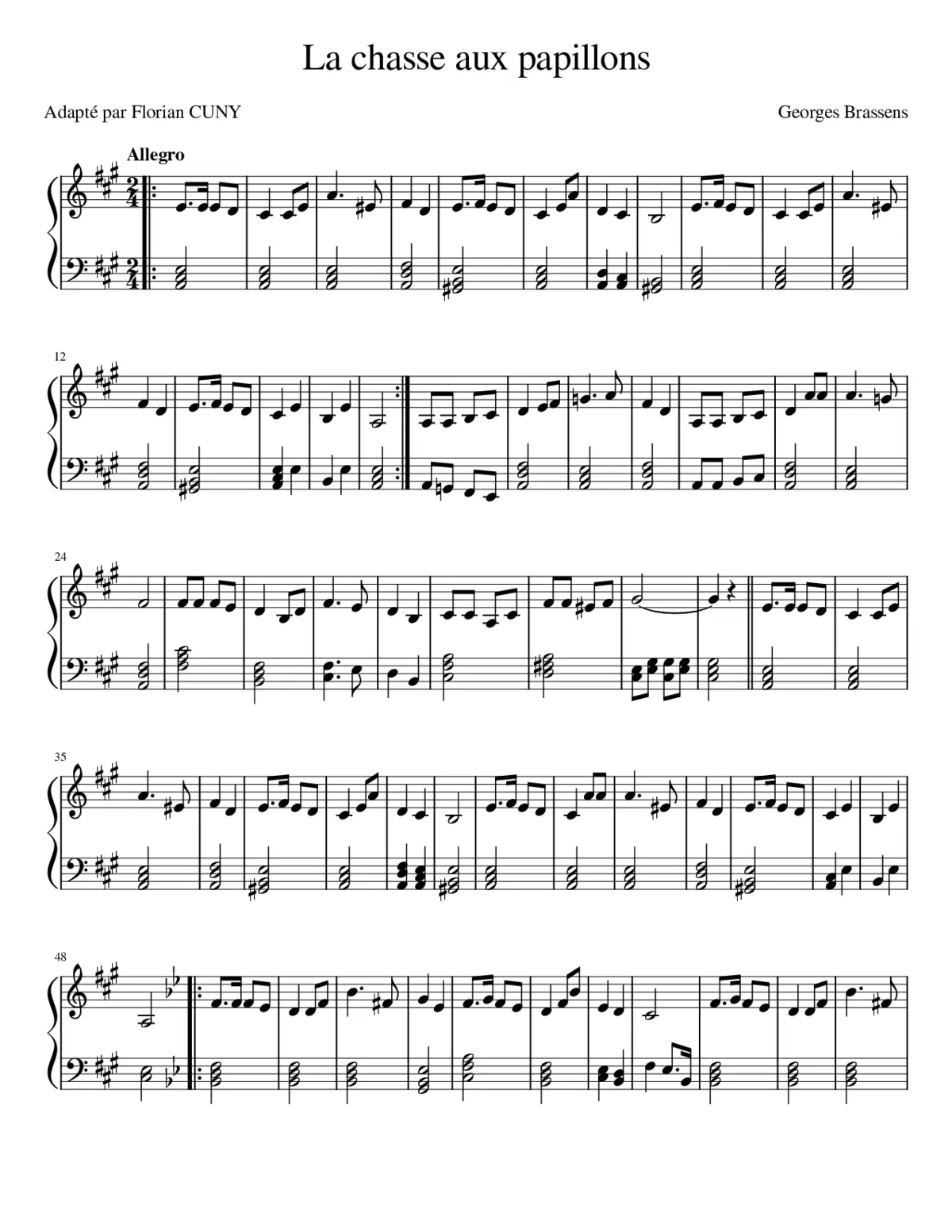 la chasse aux papillons - Page 1