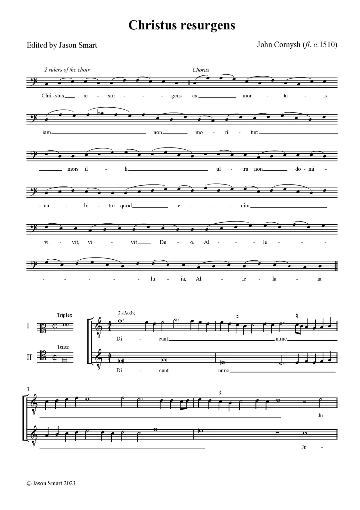 Christus resurgens - Page 1