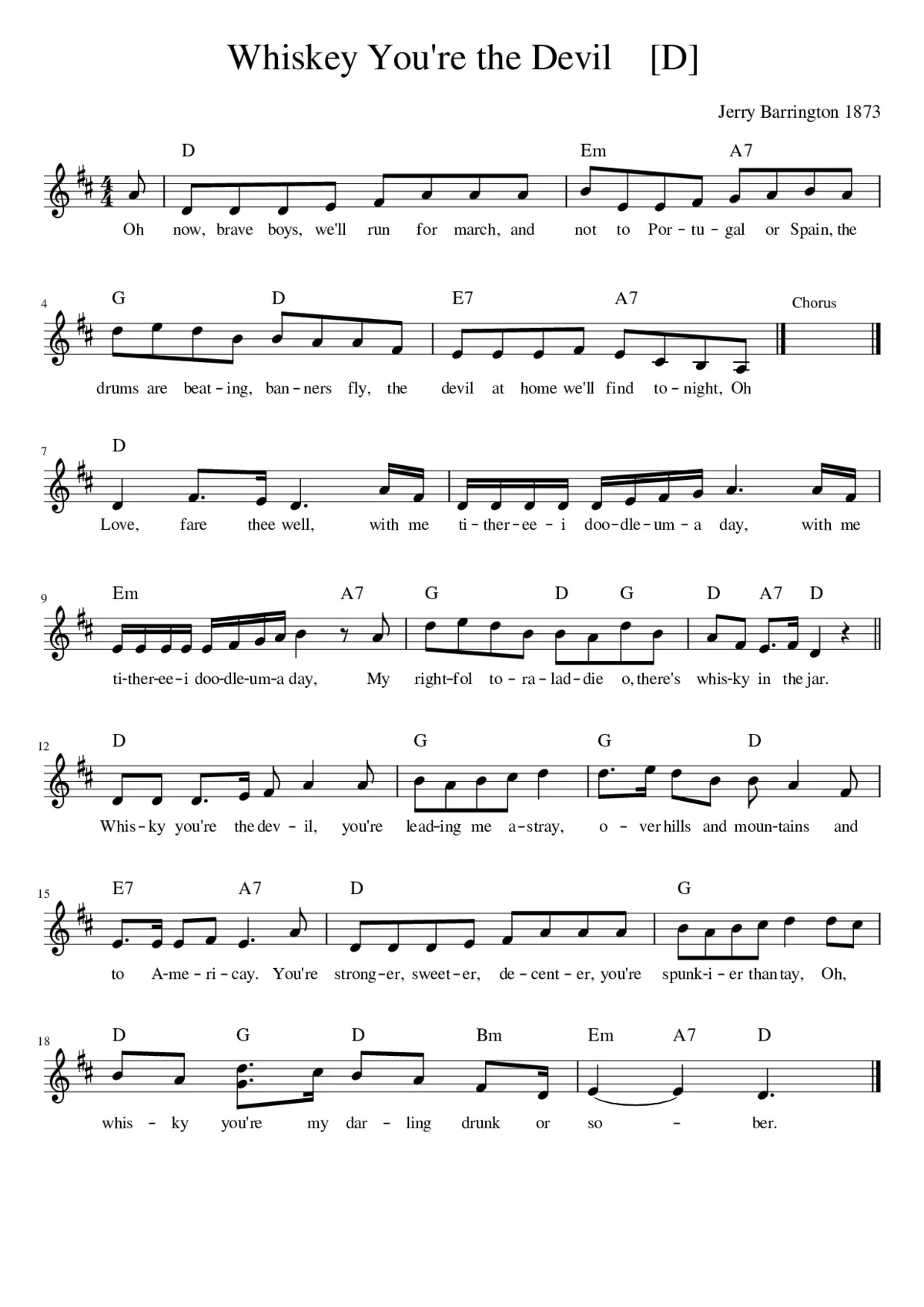 Whiskey You're the Devil - Page 1