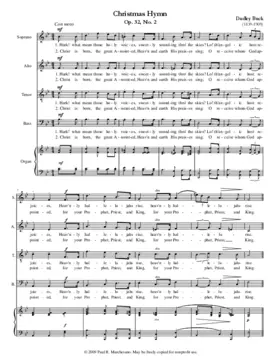 Hark, what mean those holy voices