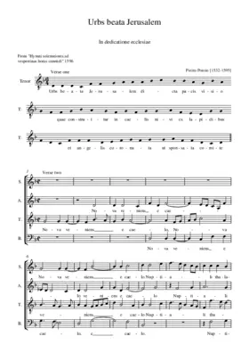 Urbs beata Jerusalem