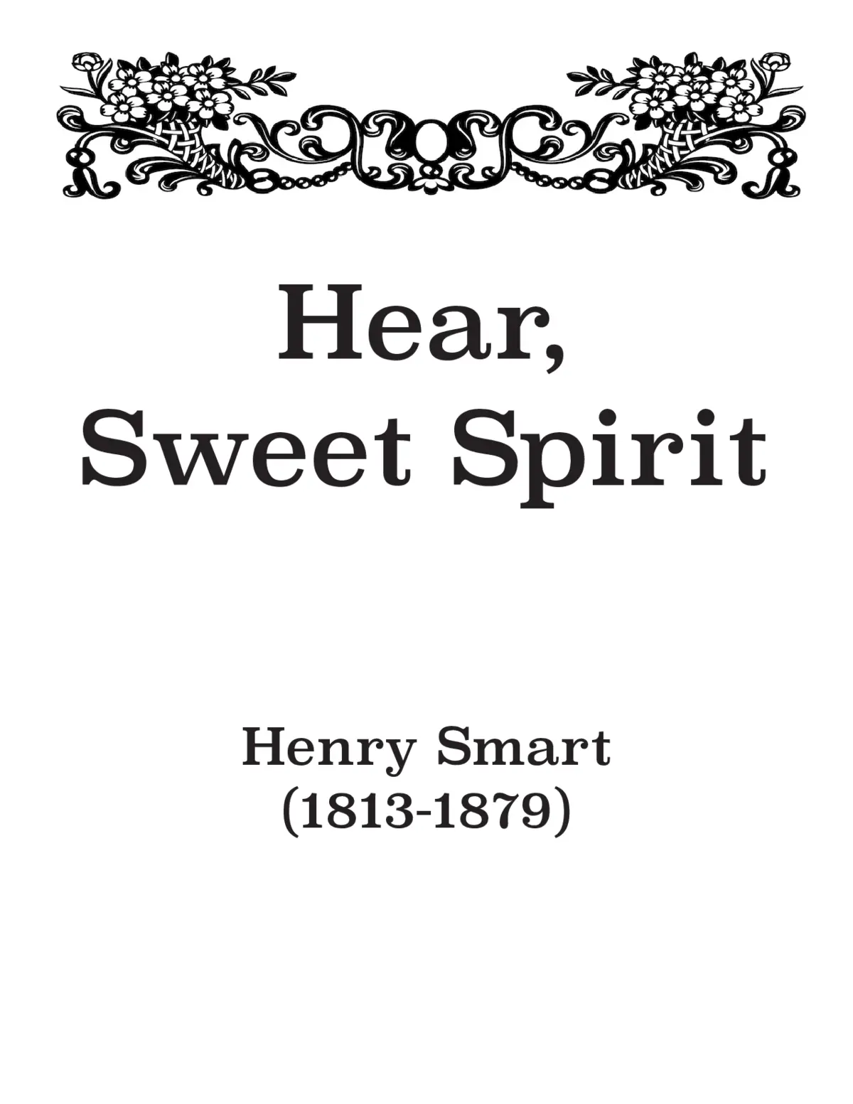 Hear, sweet spirit - Page 1