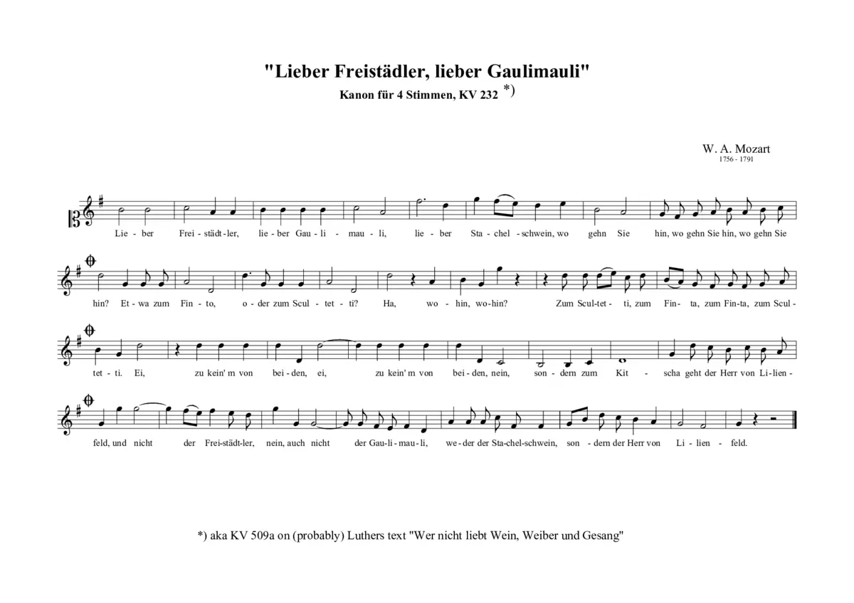 Lieber Freistaedtler, lieber Gaulimauli - Page 1