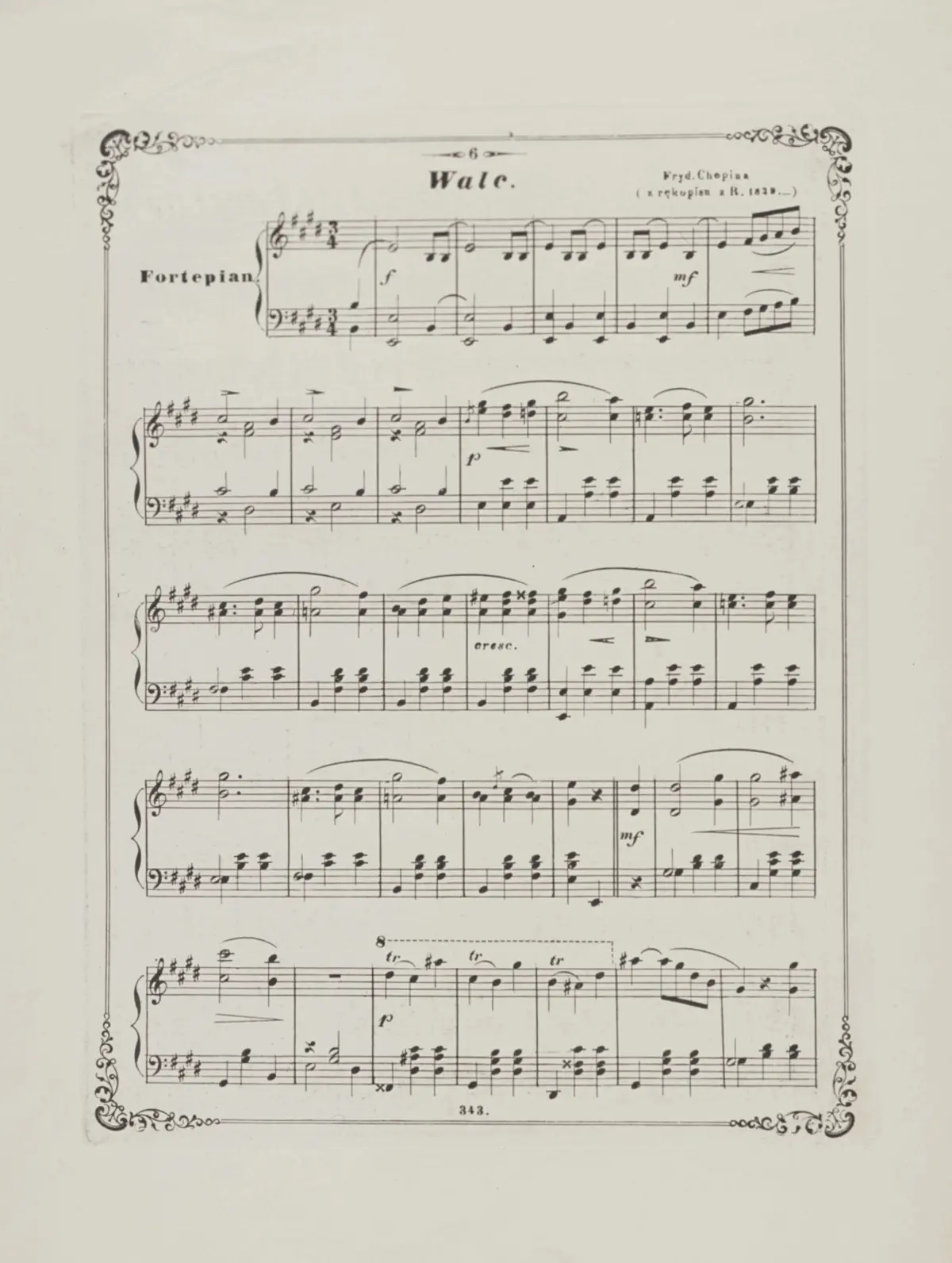 Waltz in E major - Page 1