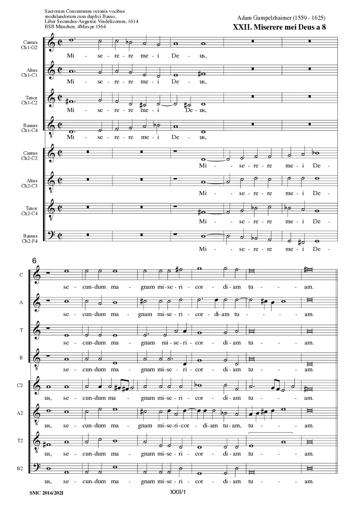 Miserere mei Deus - Page 1
