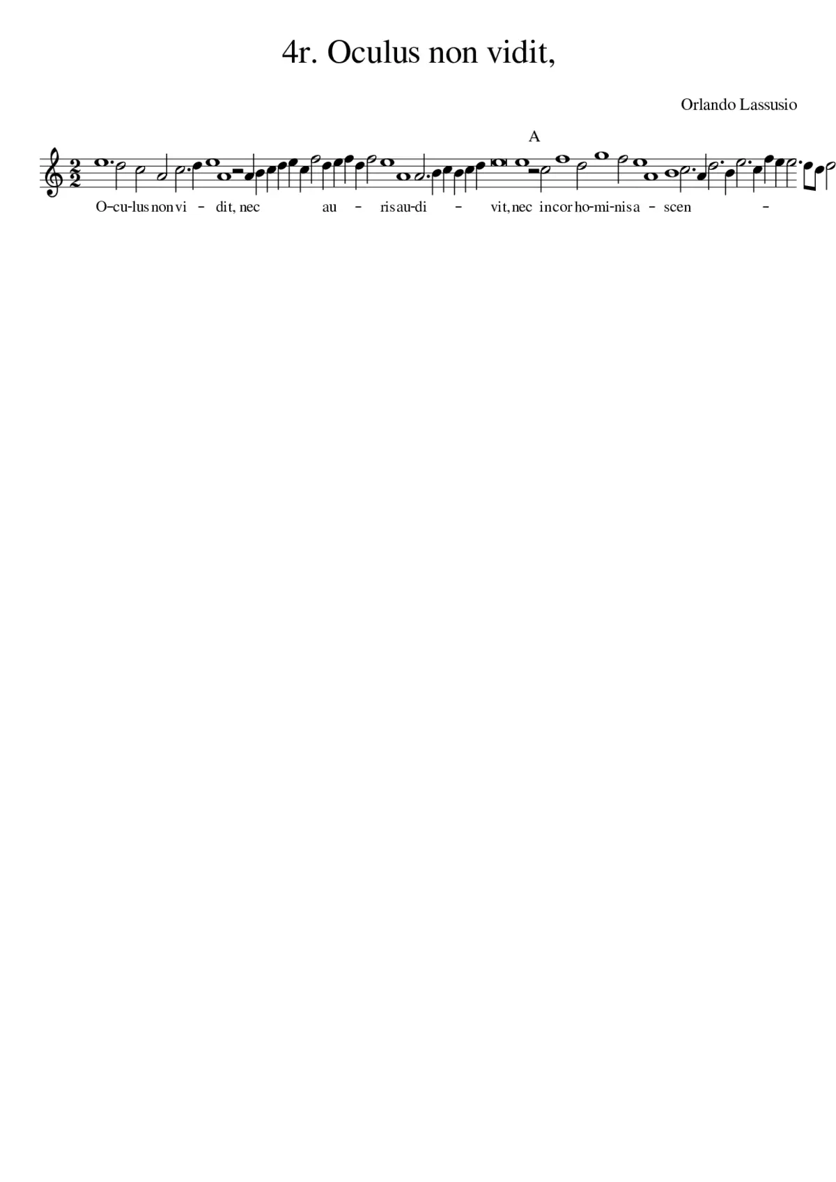 4r. Oculus non vidit - Page 1