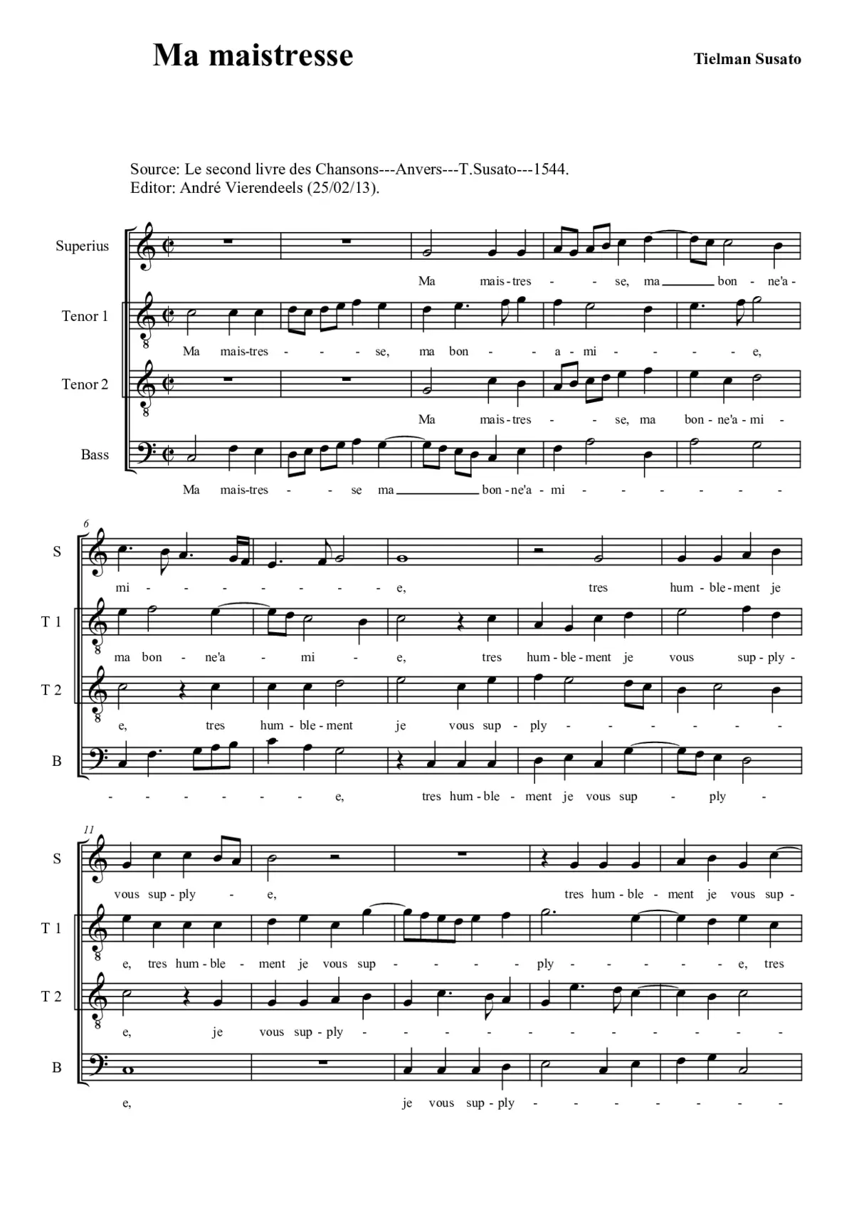 Ma maistresse a 4 - Page 1