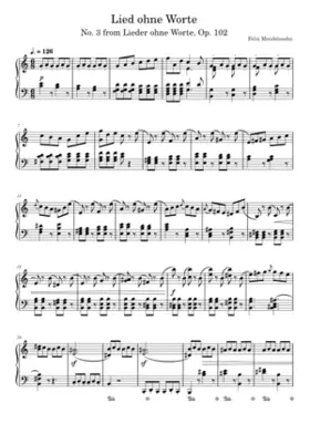 Lied ohne Worte Op.109