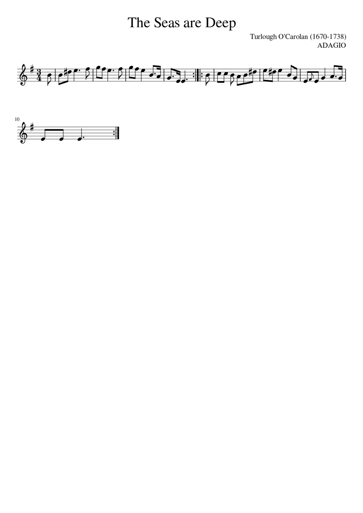 The Seas Are Deep - Page 1