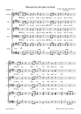 Blessed are the pure in heart