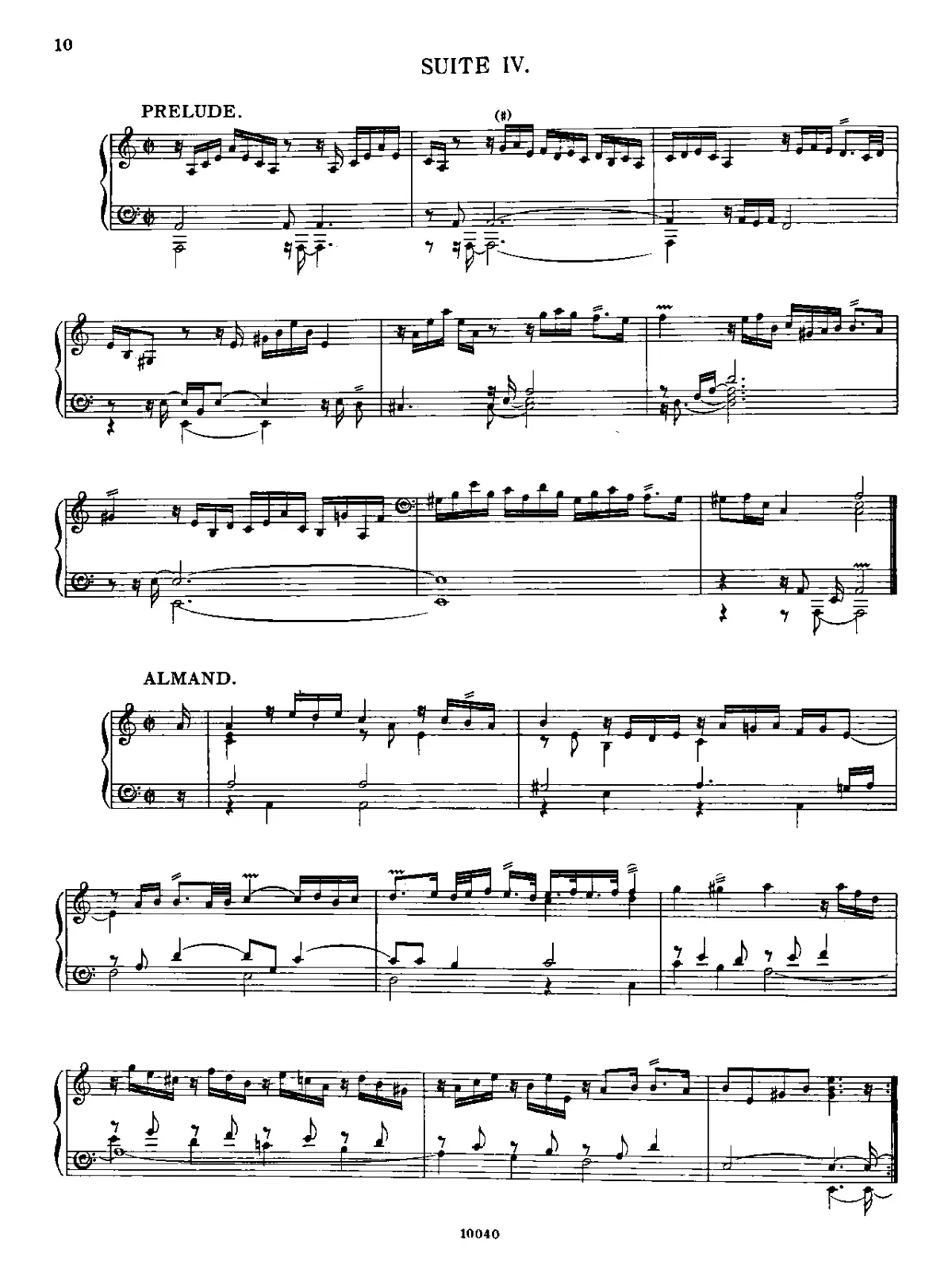 Suite in A minor - Page 1
