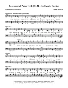 Responsorial Psalm 118 - The Lord is my strength and my song