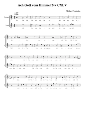Ach Gott vom Himmel 2vv
