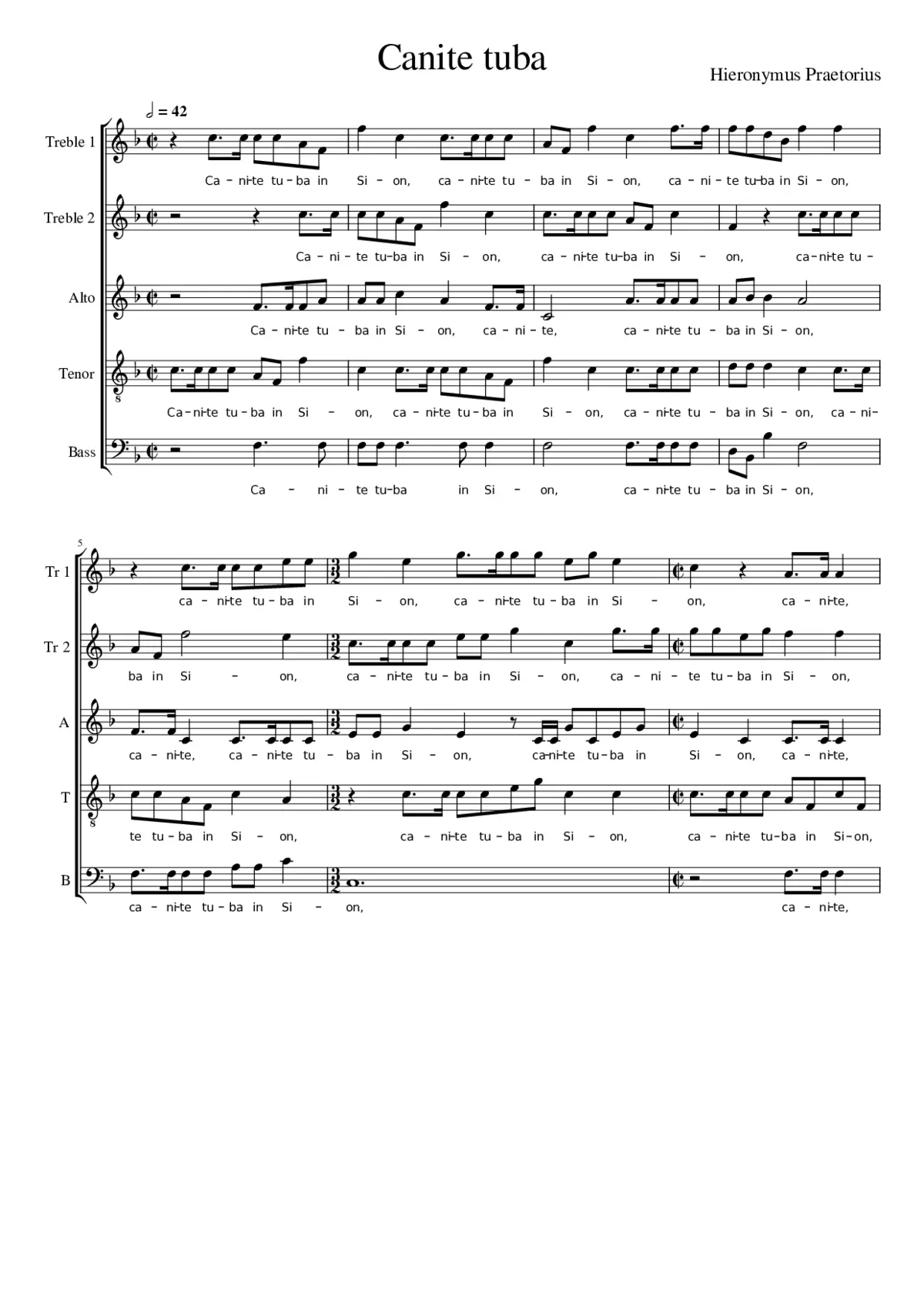 Canite tuba - Page 1