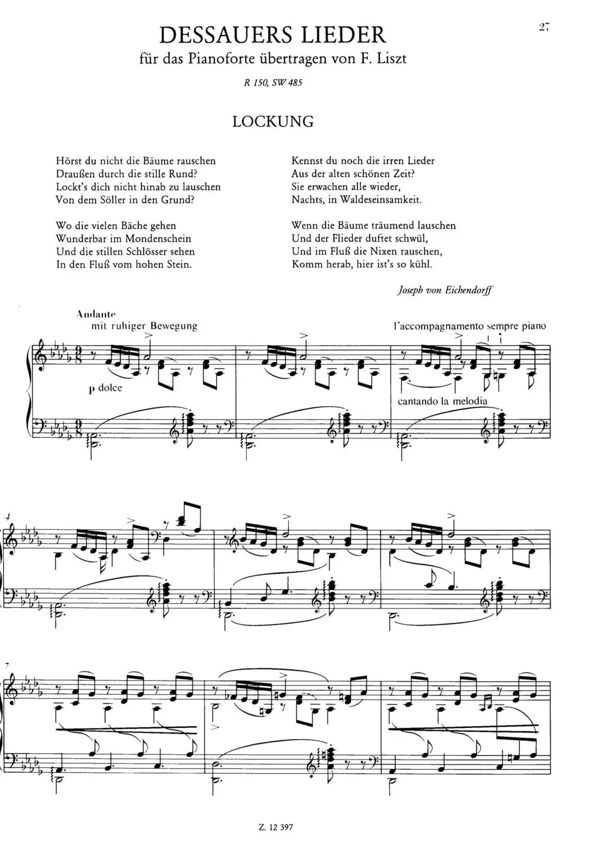 Dessauers Lieder - Page 1