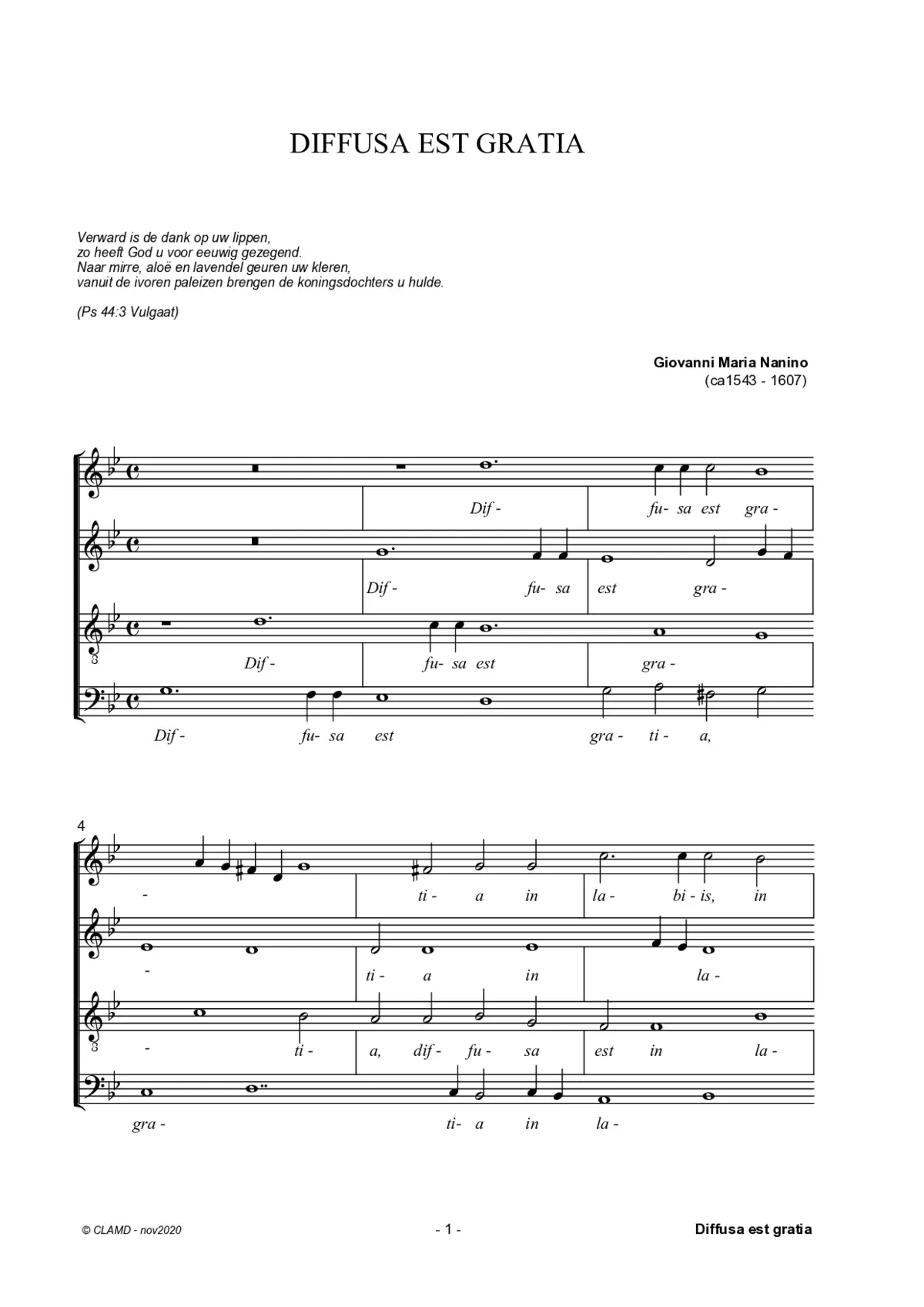 Diffusa est gratia - Page 1