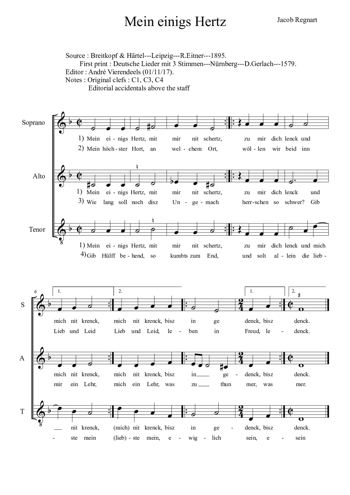 Mein einigs Hertz - Page 1