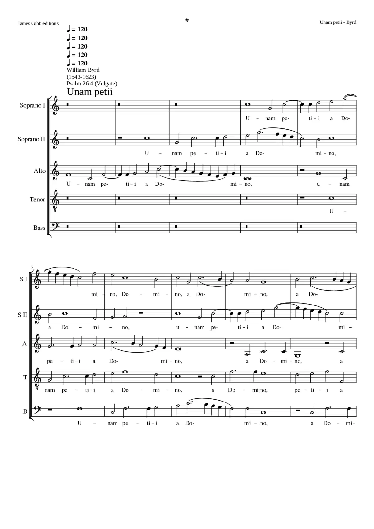 Unam petii a Domino - Page 1