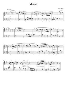 Minuet in G minor BWV Anh.115