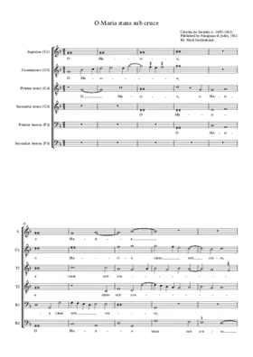 O Maria stans sub cruce