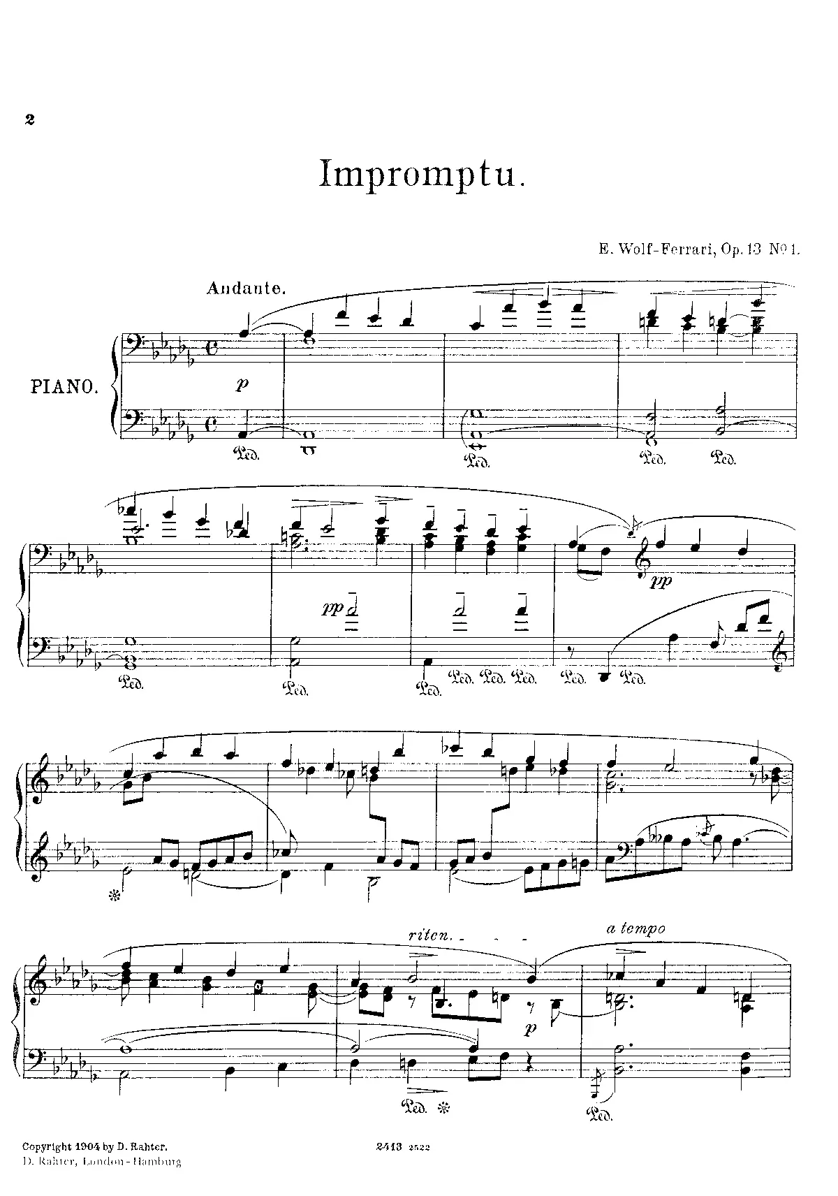 Impromptus - Page 1