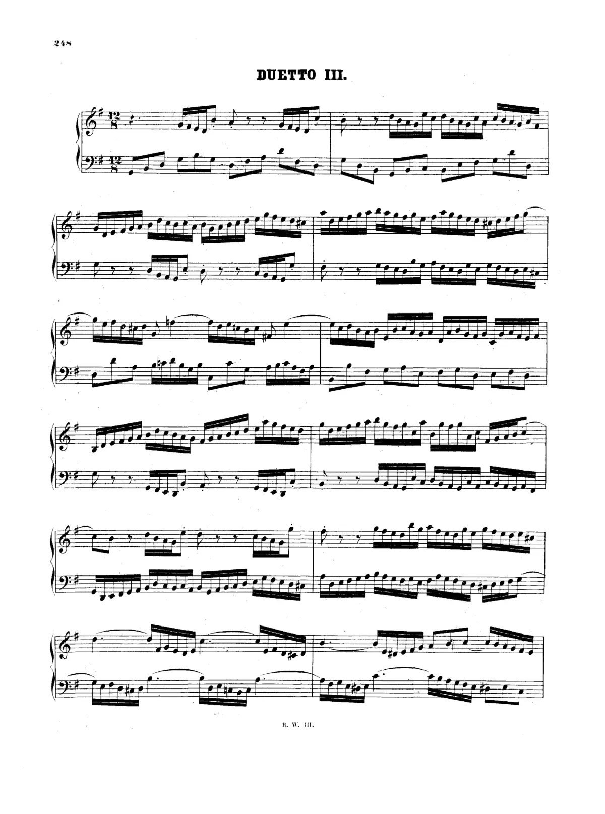 Duetto No.3 in G major - Page 1