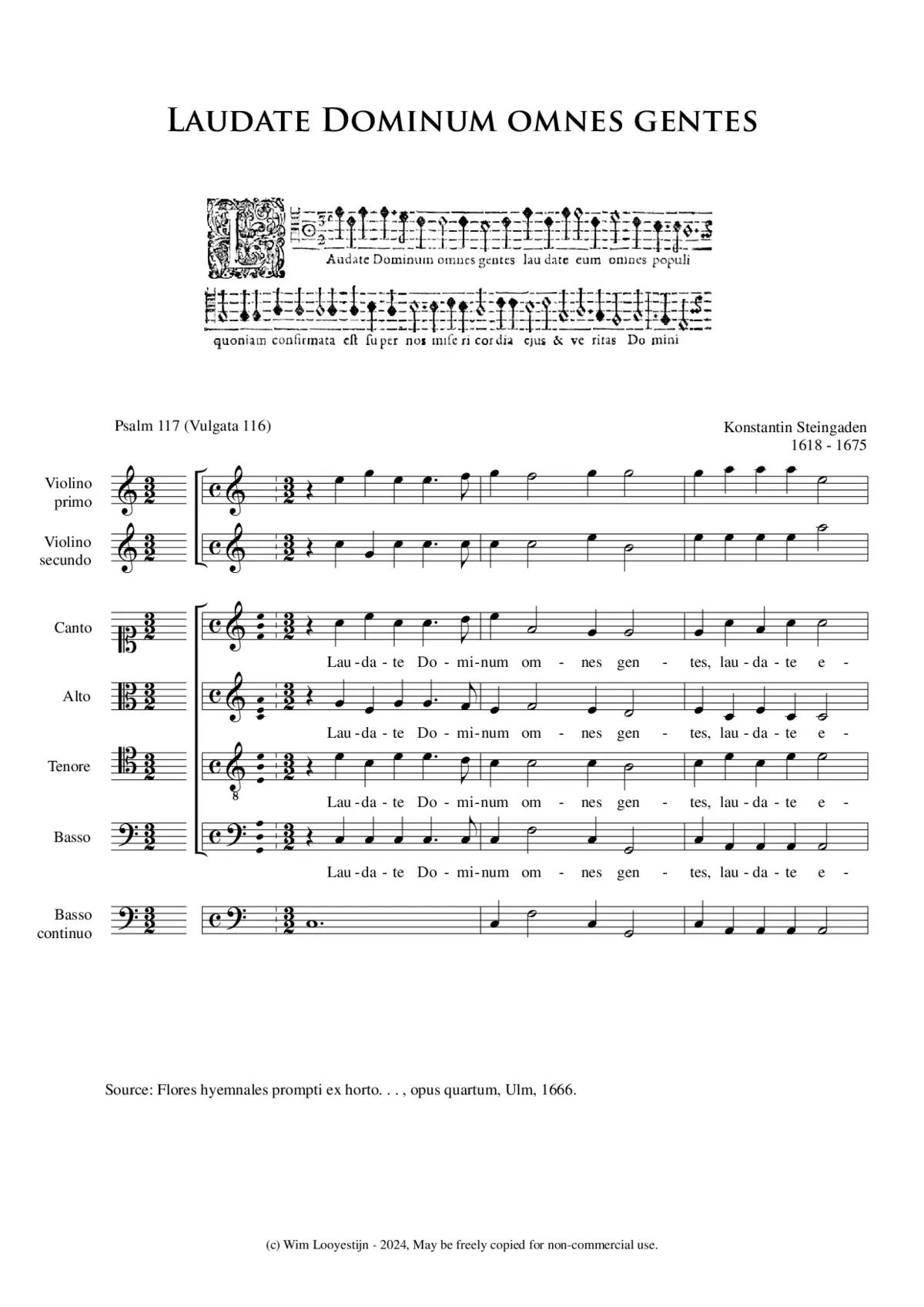 Laudate Dominum - Page 1