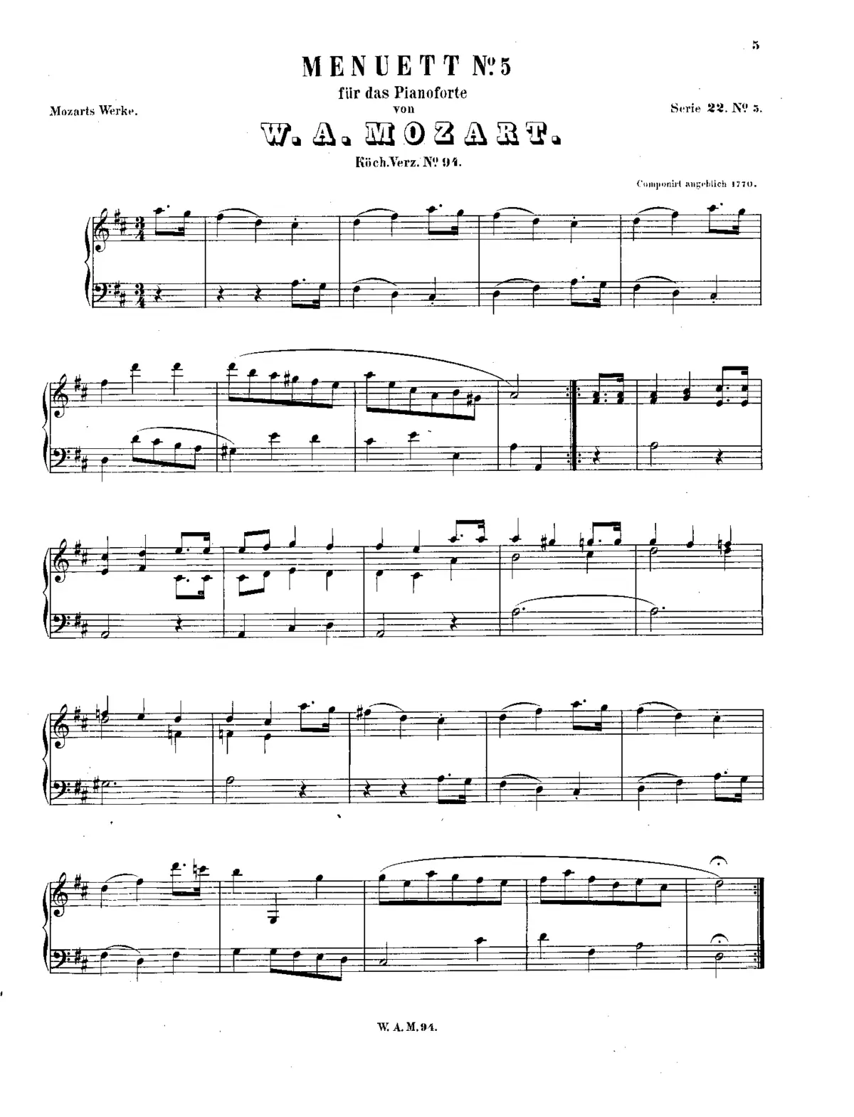 Minuet - Page 1